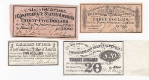 Collection of USA Bonds 1861-1864 (4)