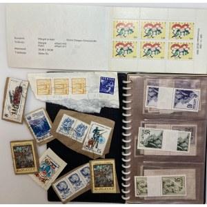 Collection of stamps: Mostly Latvia, Estonia (1 album +)