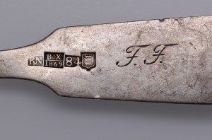 Fellin (Viljandi), (Estonia / Russia) Silver Spoon 1869 - Reinhold Alexander Neumann (1856-1868)