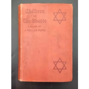 Israel Zangwill Children of the Ghetto Exlibris Biblioteki Synagogi na Tłomackiem w Warszawie Londyn 1897