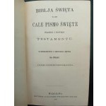 Biblja Święta To Jest Całe Pismo Święte Starego i Nowego Testamentu Rok 1930