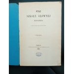 Wykaz Szkoły Głównej Warszawskiej w zimowem półroczu roku naukowego 1864/5