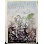 Plakat Studencki SZSP II Zjazd SZPS Rok 1977