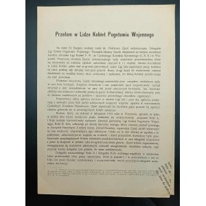 Przełom w Lidze Kobiet Pogotowia Wojennego