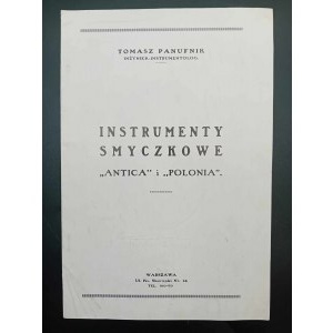 Tomasz Panufnik Instrumenty smyczkowe Antica i Polonia