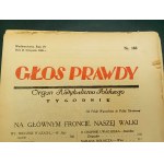 Głos Prawdy Organ Radykalizmu Polskiego Tygodnik 7 numerów z roku 1926