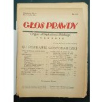Głos Prawdy Organ Radykalizmu Polskiego Tygodnik 7 numerów z roku 1926