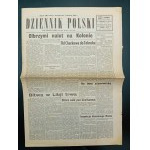 Dziennik Polski The Polish Daily Numer 580 Londyn I czerwca 1942