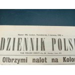 Dziennik Polski The Polish Daily Numer 580 Londyn I czerwca 1942