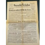 Gazeta Polska Denní zprávy Poláků na Blízkém východě 28. srpna 1944 Jeruzalém