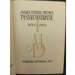 Maria Dąbrowska Pisma wybrane Tom I-III Wydanie I