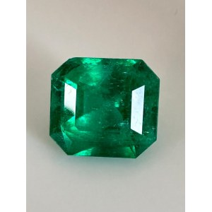 1 NATURAL COLOMBIA EMERALD GRS 7,1 CT VIVID GREEN SHAPE EMERALD - CERTIFICATION GRS - ONP31203