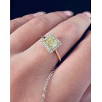 YELLOW GOLD RING 14K 1.58 GR WITH DIAMONDS - RNG21207