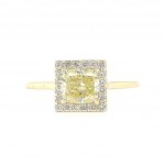 YELLOW GOLD RING 14K 1.58 GR WITH DIAMONDS - RNG21207
