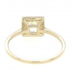 YELLOW GOLD RING 14K 1.58 GR WITH DIAMONDS - RNG21207