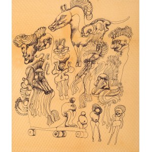 Jan Lebenstein (1930-1999), bez tytułu (bestiarium), nd.