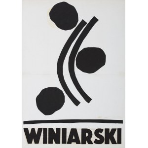 Ryszard Winiarski, návrh plakátu pro výstavu Construction in Process v Mnichově, 1985