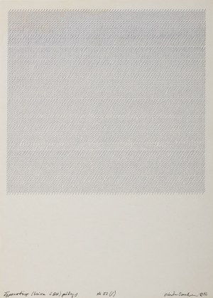 Witosław Czerwonka, No 52 z cyklu Typewriting, 1982