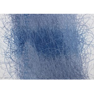 Jarosław Kozłowski, Blaue Platte (Fragment V), 1989