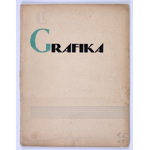 Grafika. Organ Związku Polskich Artystów Grafików. Dwumiesięcznik Warszawa 1934. Zeszyt V. Rocznik trzeci [śmierć Władysława Skoczylasa]