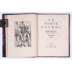 (EUGENIUSZ ZAK) MORAND Rene - La porte lourde : poèmes en prose de [...] : dessins hors-texte par Eugène Zak. Paris 1929.