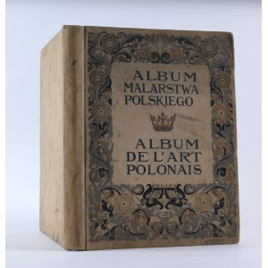 Album der polnischen Malerei. Album de l'art polonais. Warschau [1913]. Umschlag gestaltet von J. Bukowski.