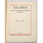 EXLIBRIS I-VII. Pismo Poświęcone Bibljofilstwu Polskiemu. Lwów-Kraków 1917-1929 [komplet wydawniczy]