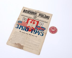 Polský deník. Polský deník. Čtvrtek 3. května 1945; Brunswick. Č. 17.