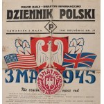 Polish Daily. Polnisches Tages-Bulletin. Donnerstag, 3. Mai 1945; Braunschweig. Nr. 17.