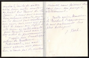 FOCH Julie (Bienvenüe) - Letter to the President of the Council of Ministers Ignacy Jan Paderewski. Date. Paris 18 June 1919.