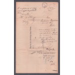 [JUDAICA] Magistrat stoł. król. miasta Krakowa. Odezwa o udzielenie wiadomości czy Leib Jeruchem Rozenblum proszący o uwolnienie go z poddaństwa austryackiego nie jest winien jakiej należności skarbowej. Dat. Kraków 1 maja 1886 r.