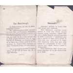 [BUJWID Stanisław] Karta legitymacyjna pospolitego ruszenia. Kraków 29 V 1918 roku