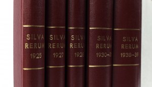 SILVA RERUM Miesięcznik Towarzystwa Miłośników Książki w Krakowie. Red. Dr. Władysław Kluger. Rok 1925-1939 [komplet wydawniczy]