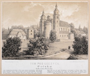 ORDA Napoleon - Tum pod Łęczycą. Kališské gubernie. 1882-1883. Tónovaná litografie.