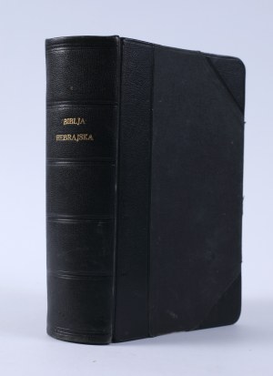 [Hebrejská bible] Tóra Neviim a Ketuvim [...] Berlín 1919. v tiskárně pana Travitsche a syna.