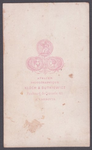 [Atelier Kloch & Dutkiewicz Warsaw] 6 CDV photographs. 1870s-80s.