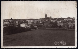 Inowrocław. General view. [Address postcard to a soldier of the 1st Motor Artillery Regiment in Stryj]. 1939.