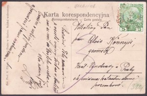 Skole - rybolov v rieke Opór. Foto: Prof. K. Eljasz, Karol Dudra v Skole [1910].