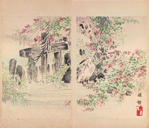 Watanabe Seitei (1851-1918), Schronienie, Tokio, 1891