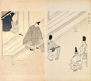 Watanabe Seitei (1851-1918), Nakładanie butów, Tokio, 1891