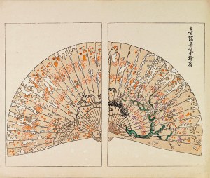 Yamada Kōtarō, Nakamura Busuke, Wachlarz, Kioto, 1892