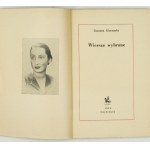 GINCZANKA Zuzanna - Ausgewählte Gedichte. 1. Aufl. 1953