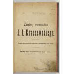 J. I. KRASZEWSKI - Kordecki. 1875.