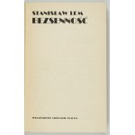 LEM Stanisław - Bezsenność. Erste Ausgabe, Umschlag- und Einbandgestaltung von D. Mróz.