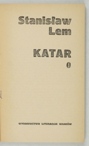 LEM Stanislaw - Qatar. 1st ed.