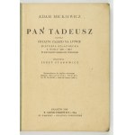 MICKIEWICZ Adam - Pan Tadeusz [...] 1949