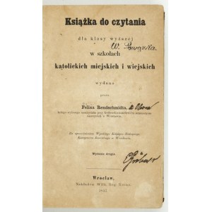 A reading book for the upper class in urban and rural Catholic schools. 1857