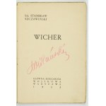 SZCZAWIŃSKI Stanisław - Wicher. Varšava, 1933. hlavní kniha. Vojenství. 16d, s. 38, [1], desky 5....