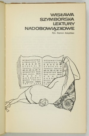 SZYMBORSKA W. - Super-compulsory reading. Drawn by Szymon Kobylinski. 1st ed.