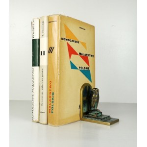 DOBROWOLSKI Tadeusz - Nowoczesne malarstwo polskie. T. 1-3. Wrocław 1957-1964. ossolineum. 4, s. 459, [1], tab. 8;...